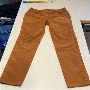 Lululemon 5 Pocket Men's Brown Pants Thick Work Material 32x32